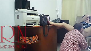 Foetus brass hats domination worker Pussy lick Do you want nearly be my employee? Hidden camera in office 2